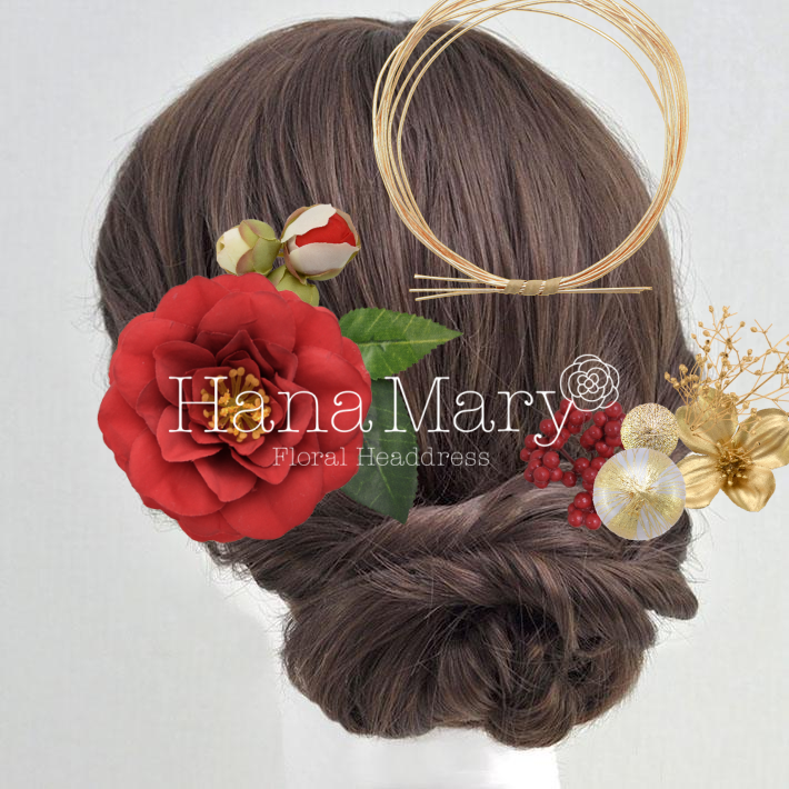 ツバキ、ゴールド