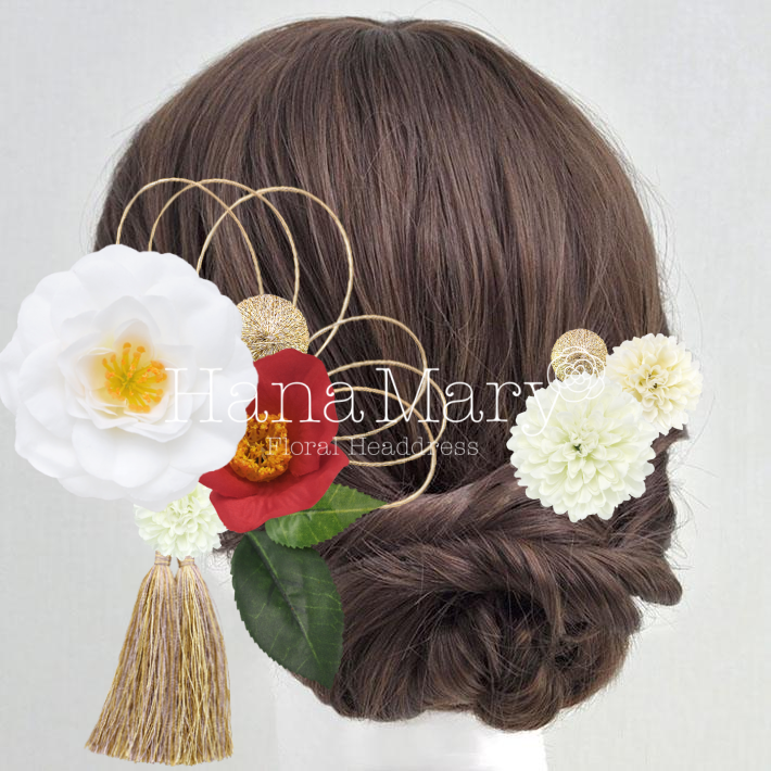 成人式用辻が花風