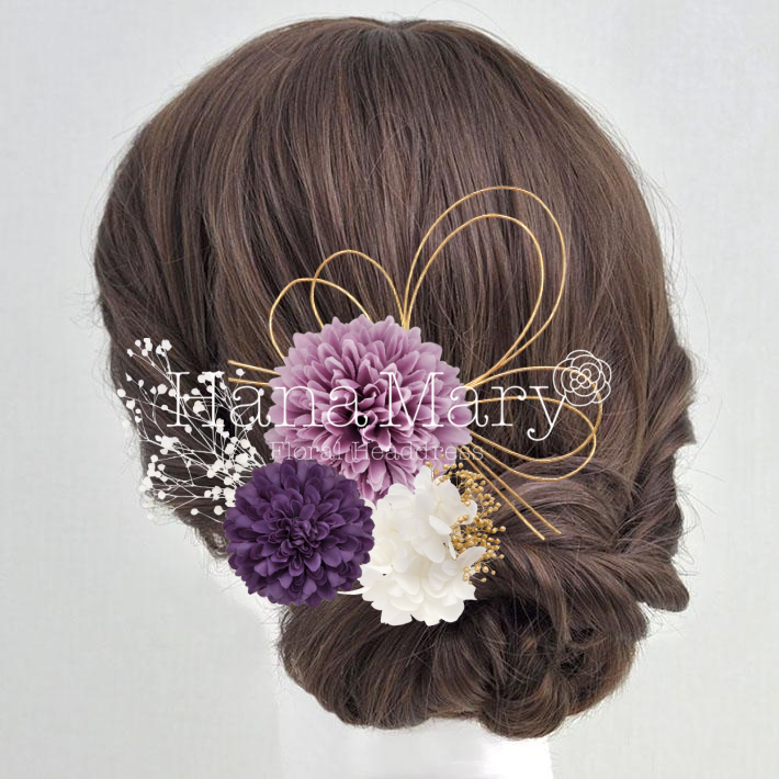 ダリアとかすみ草