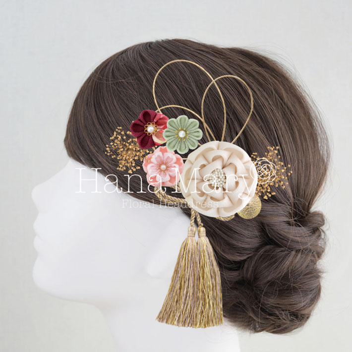 赤振袖　しばり細工しばりその2