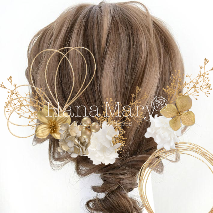 成人式髪飾り