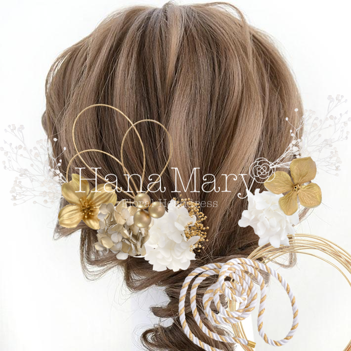 成人式髪飾り