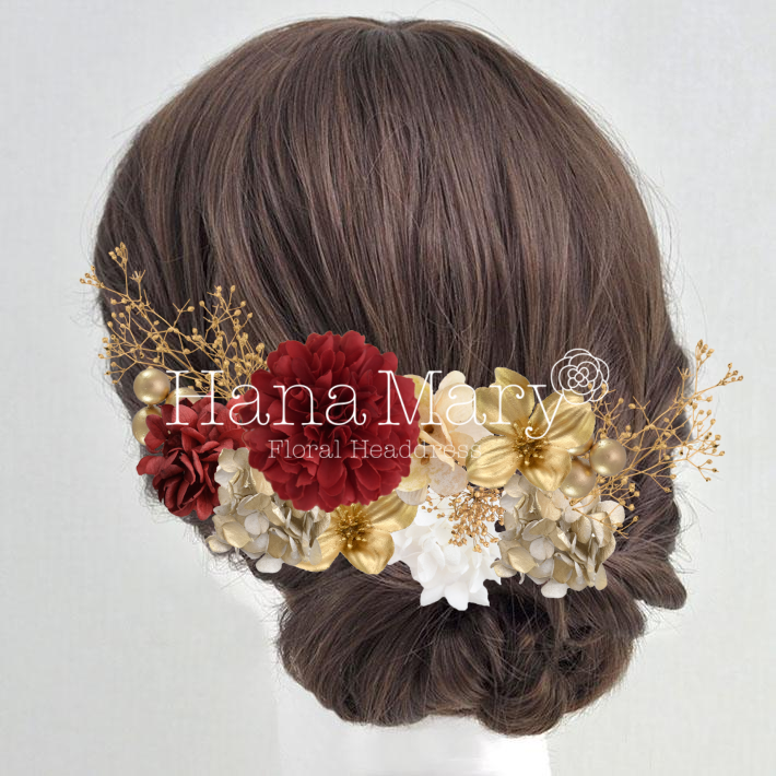 赤ドレスに合う