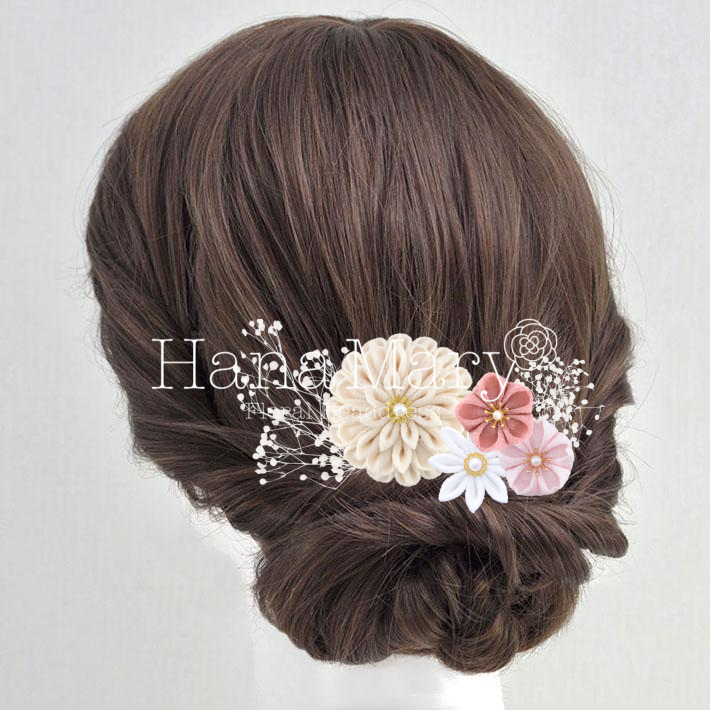 春の髪飾り　洋装用