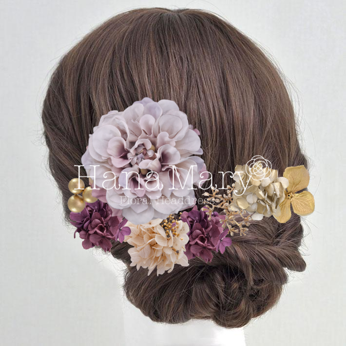 可愛さの中にシックな雰囲気を入れた彩り