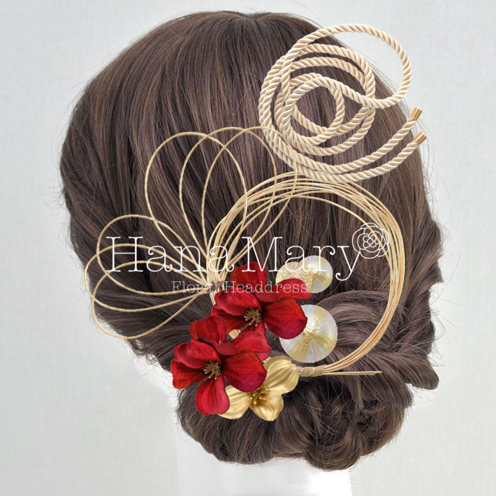 ハナミズキの髪飾り