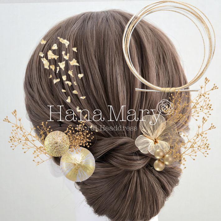 gold hair ornaments