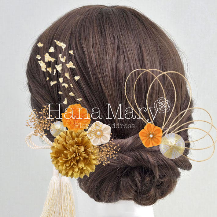 オレンジとゴールド