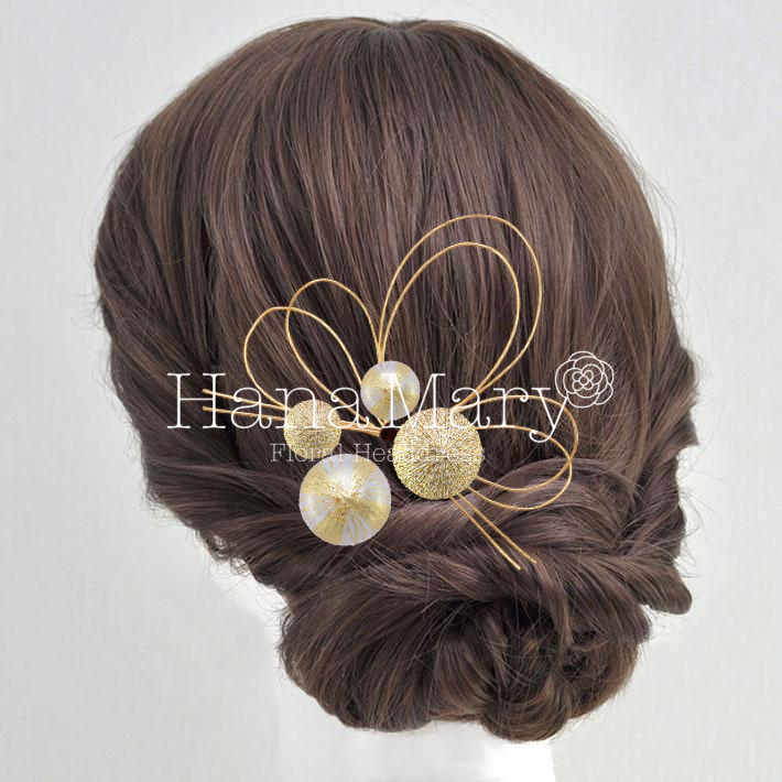 白無垢　つまみ細工