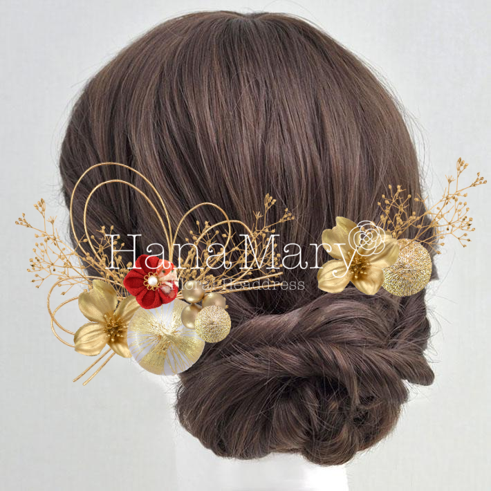 ワンポイント髪飾り