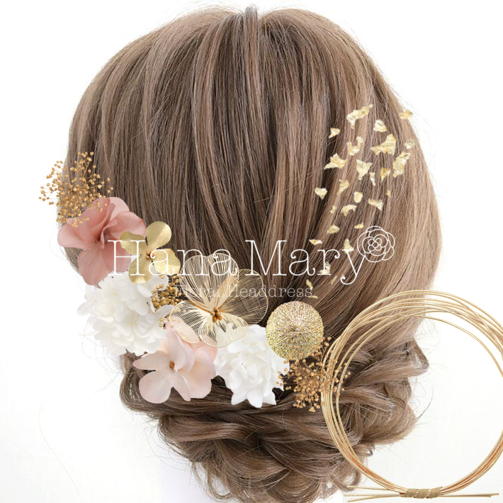 ピンク×ゴールド