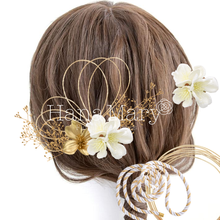 成人式候補これにプラス金箔と水引