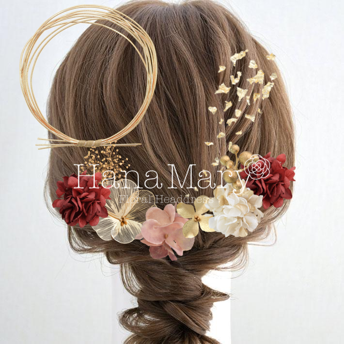 小花煌めく髪飾り 10点