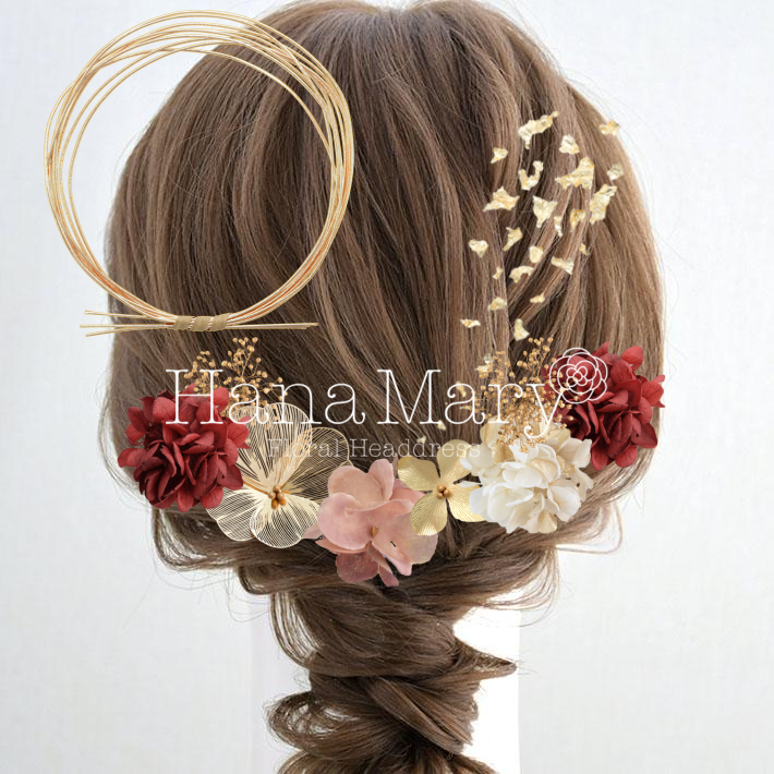 小花煌めく髪飾り 10点