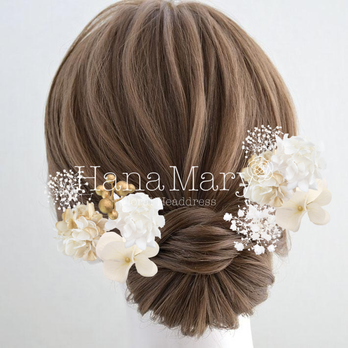 白金のお花だけ