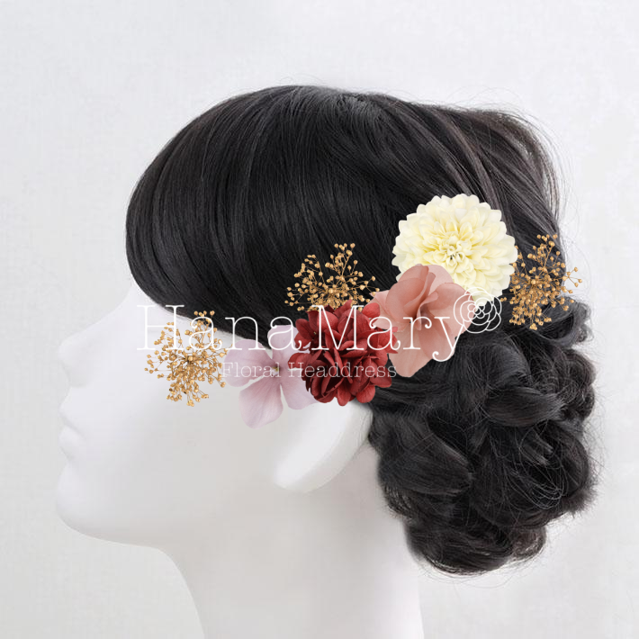 卒業式用髪飾り