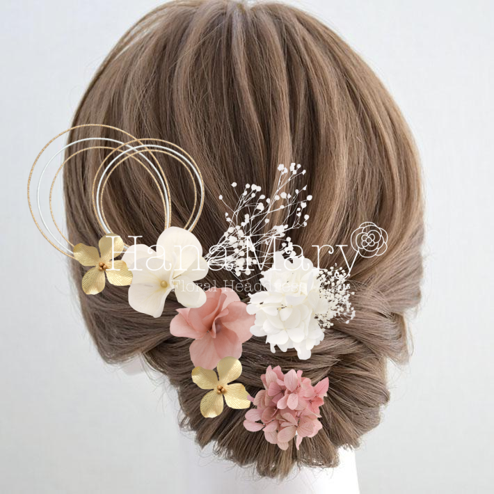 くすみピンクのspring color