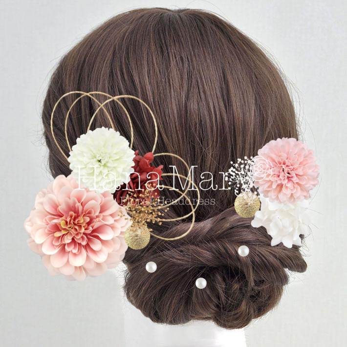 ピンクジニアとアジサイなど2