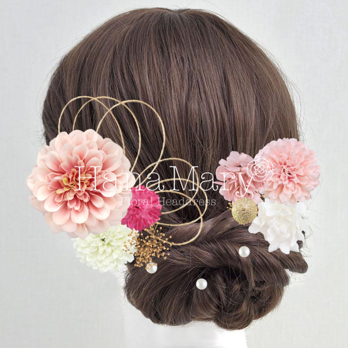 ピンクジニアとアジサイなど6-2