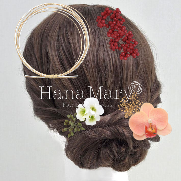 胡蝶蘭ピンクと緑