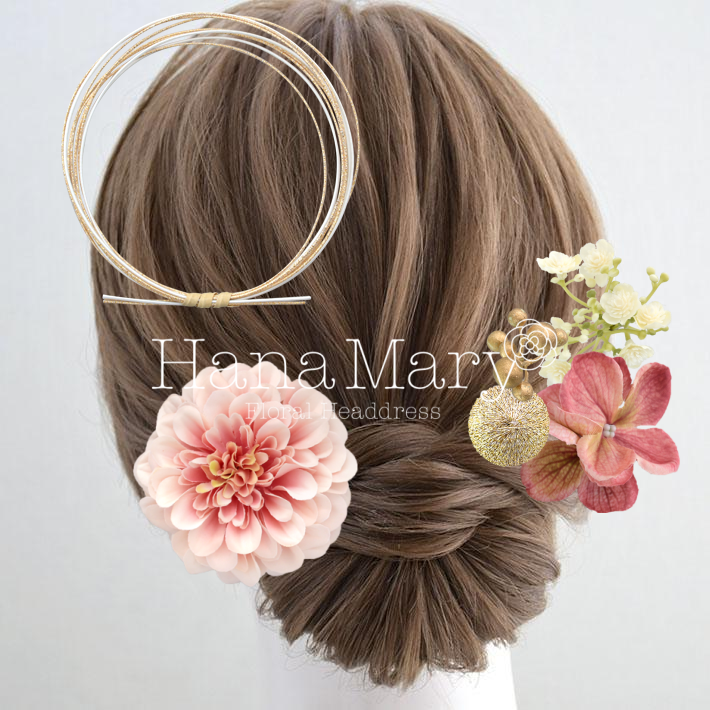 和装ピンクピオニー