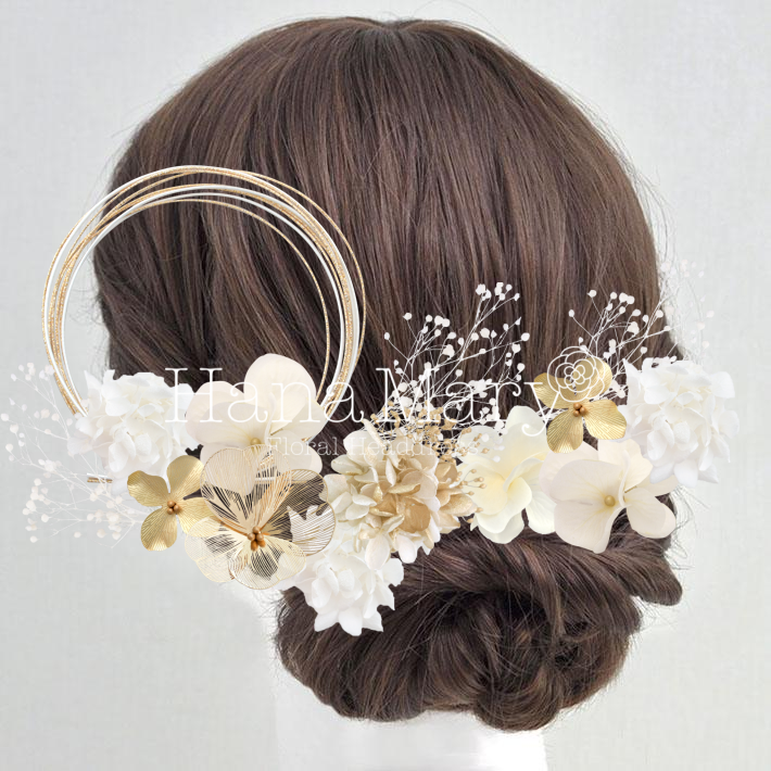 私の成人式髪飾り