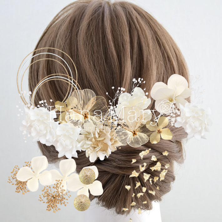 ゴールド髪飾り