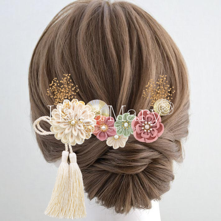 つまみ細工訪問着