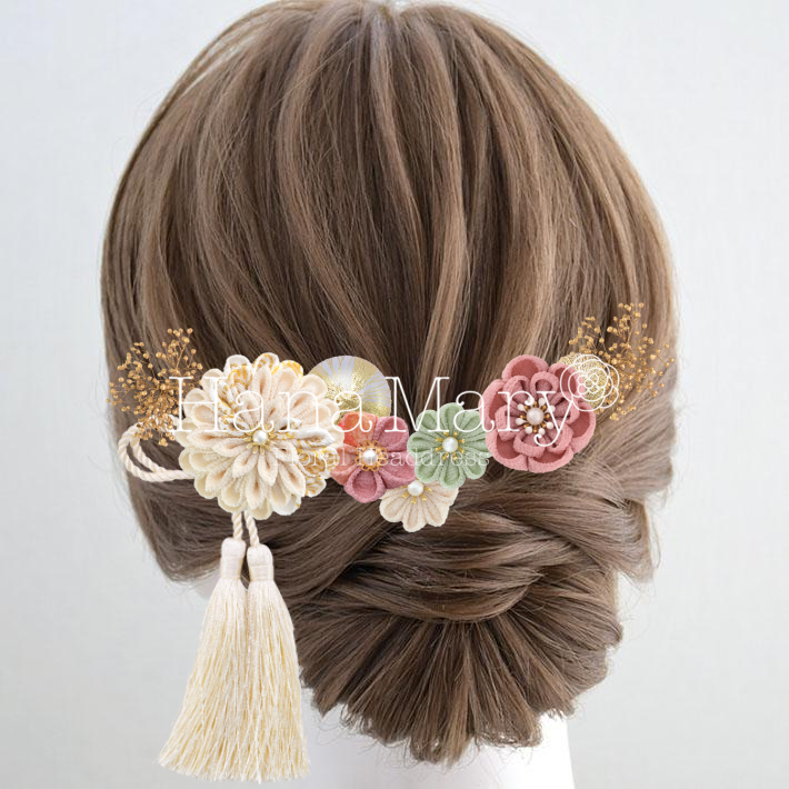 つまみ細工訪問着