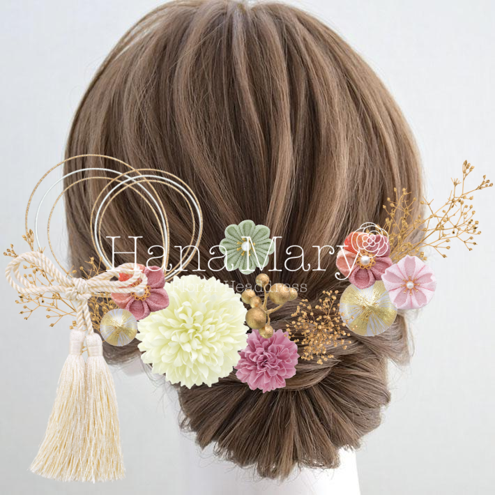 成人式髪飾り