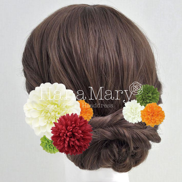 赤、オレンジ、グリーン