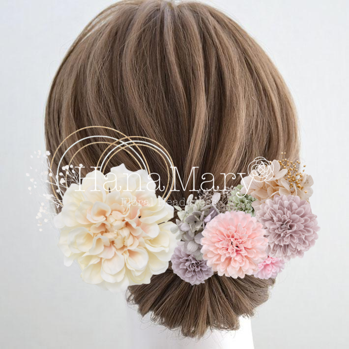 ダリアとピンポンマム