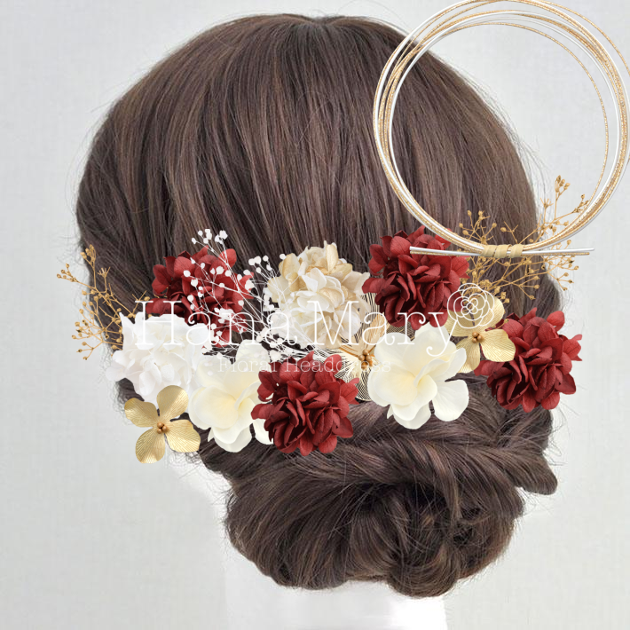 成人式髪飾り