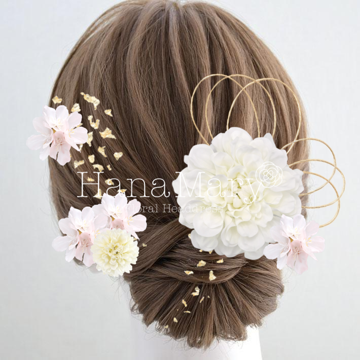 桜の髪飾り