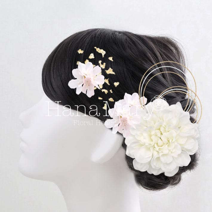 桜の髪飾り