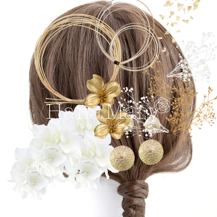 ゴールドとホワイト