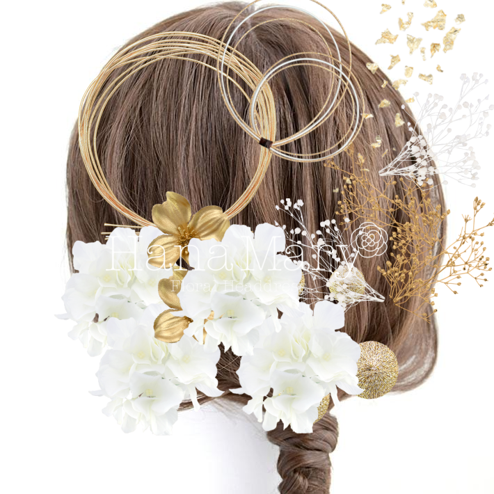 ゴールドとホワイト