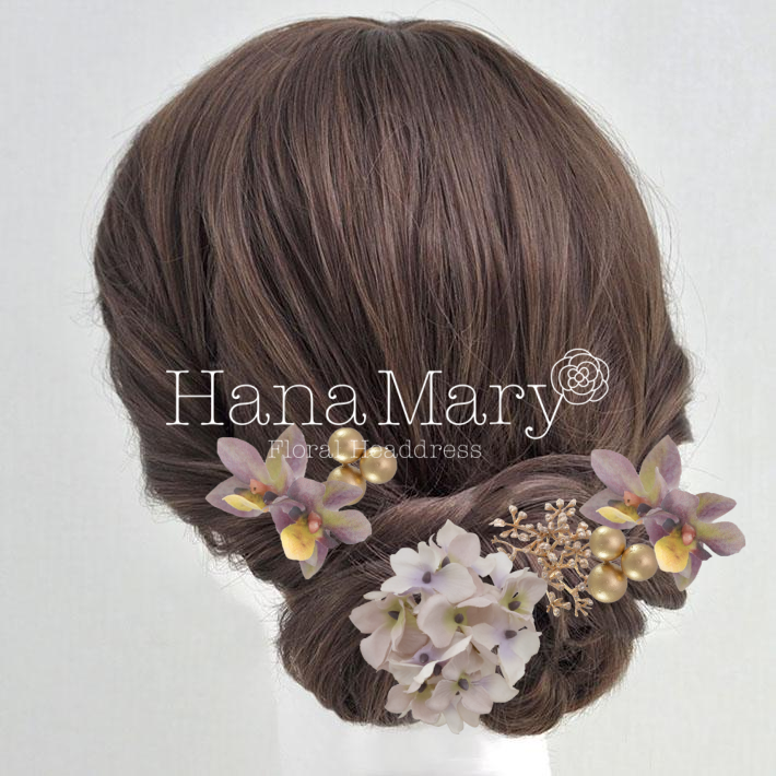 アジサイとオーキッド