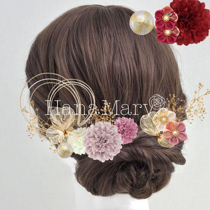 成人式本番＆前撮り2着用