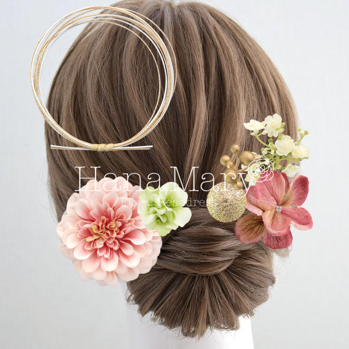 和装ピンクピオニー