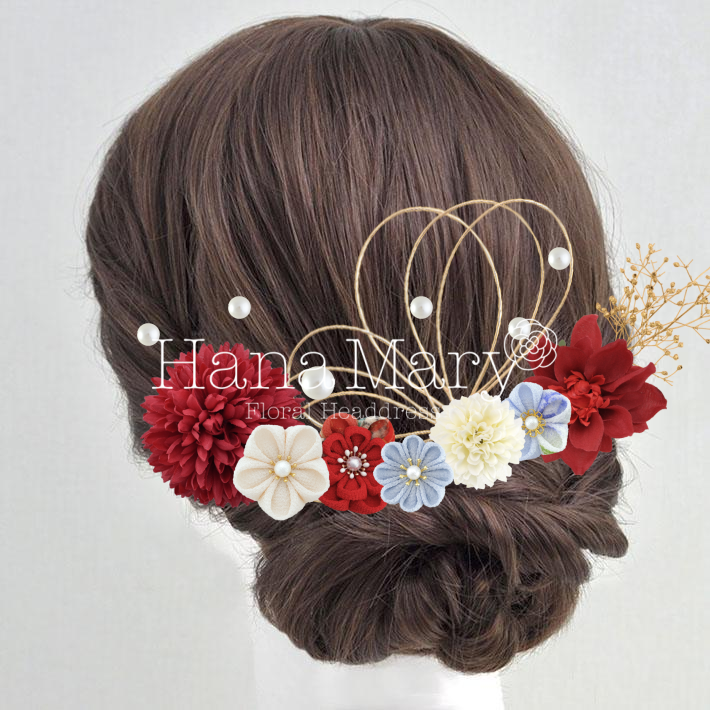 パールとつまみ細工ミックス