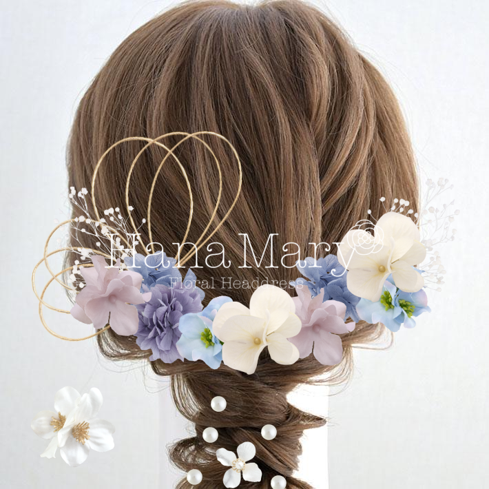 パールが可愛い編みおろし