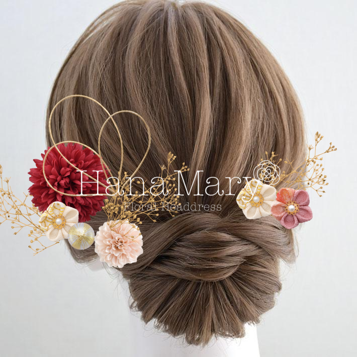 成人式　ピンク系