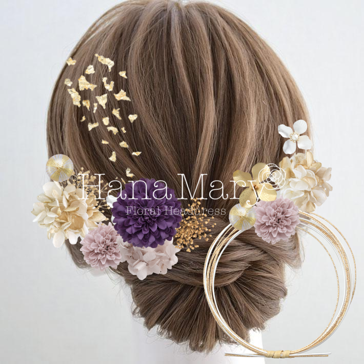 紫グラデーション