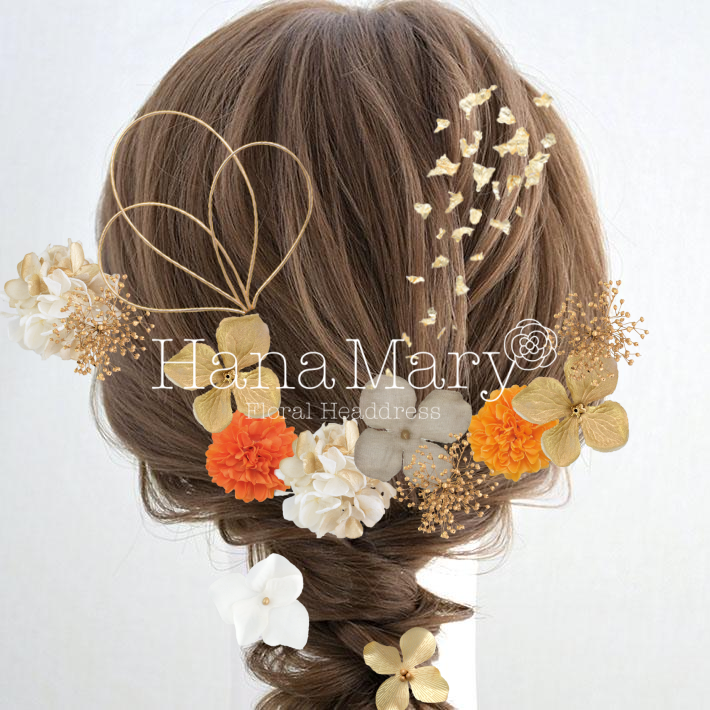 オレンジの編み下ろし2