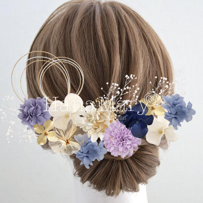 マムとアジサイ 