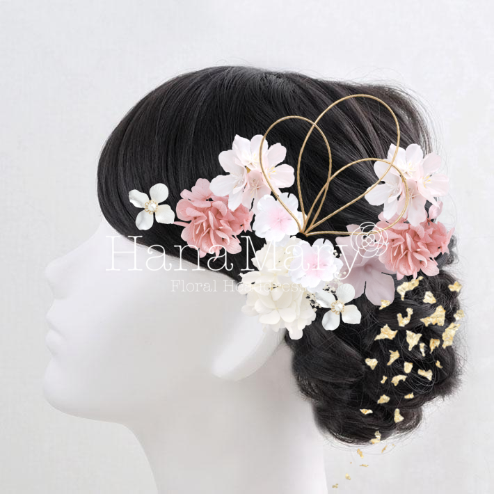 キラキラ桜(金箔とタッセル付き)