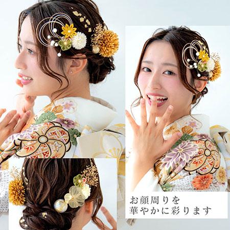 お顔周りを華やかに クラシックモダン 髪飾り 成人式 卒業式【レトロ】振袖 袴