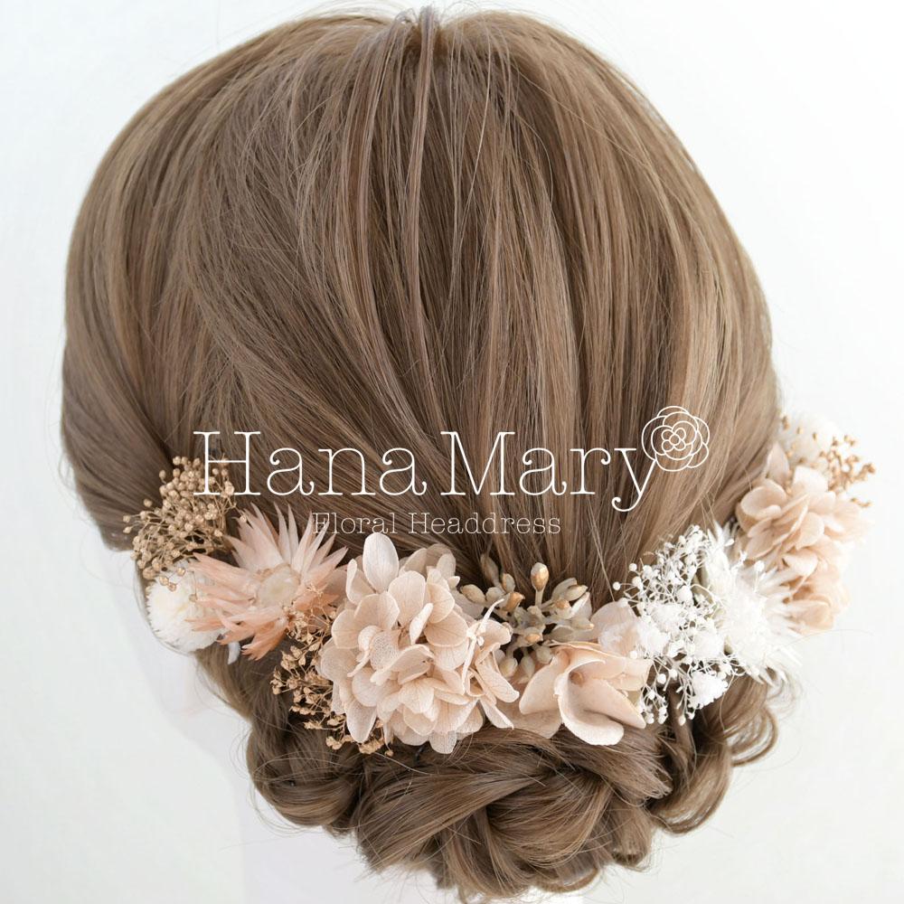 結婚式 髪飾り 花 ドライフラワー | www.fleettracktz.com