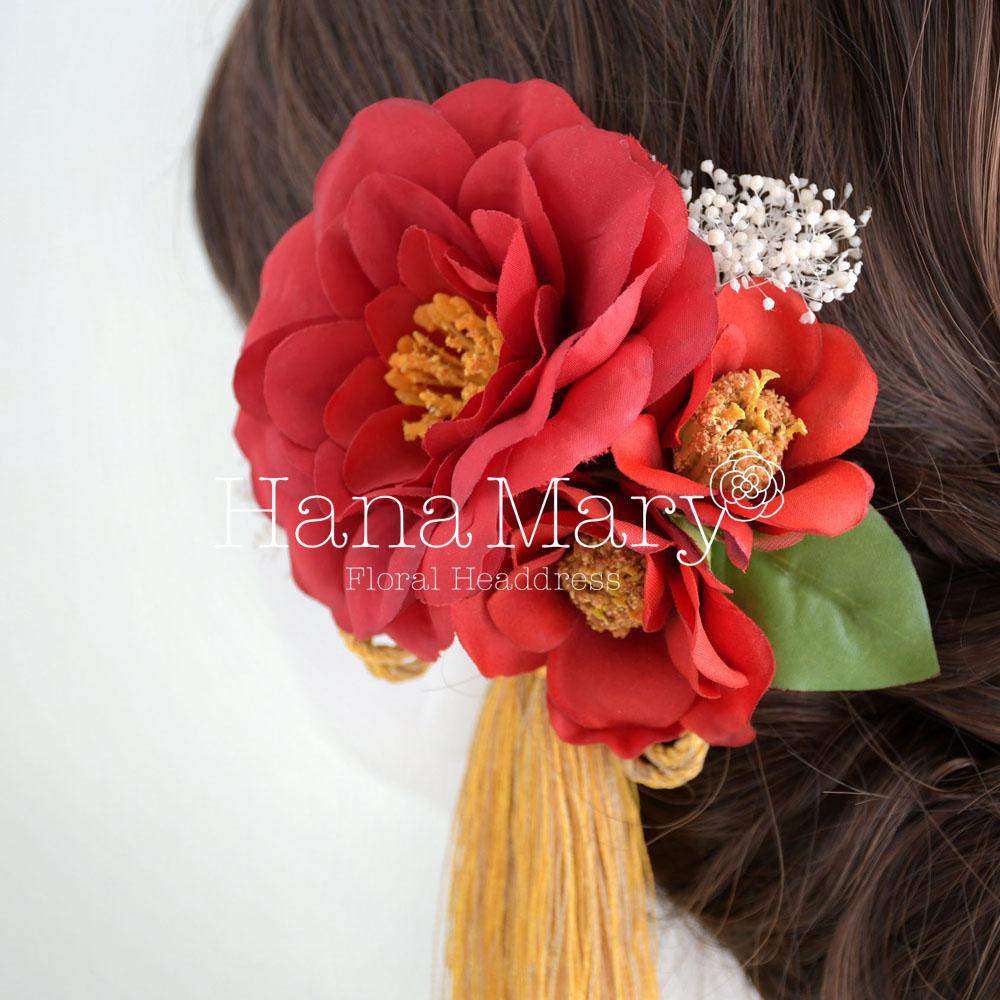 おすすめネット 春の花 ブルーリボン 椿 桜 ラナンキュラス かすみ草 アジサイ 髪飾り 卒業式 ヘアピン Www Revistas Infoacceso Org